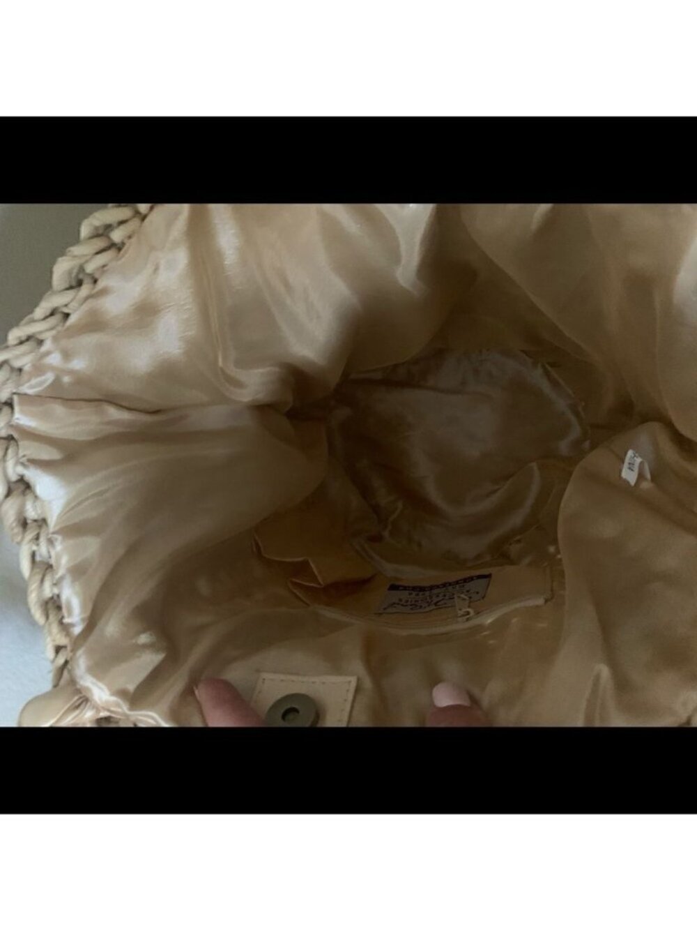 Sun ‘N’ Sand Brown and Tan Straw Shoulder Bag Tote Purse NWT - Picture 6 of 14